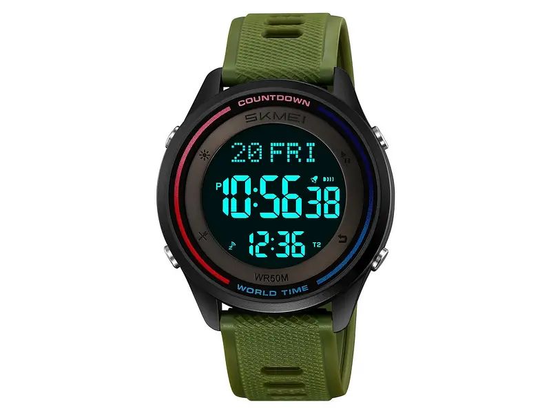 Чоловічий наручний годинник 2348AG Army Green Skmei acs0029992 - фото 3