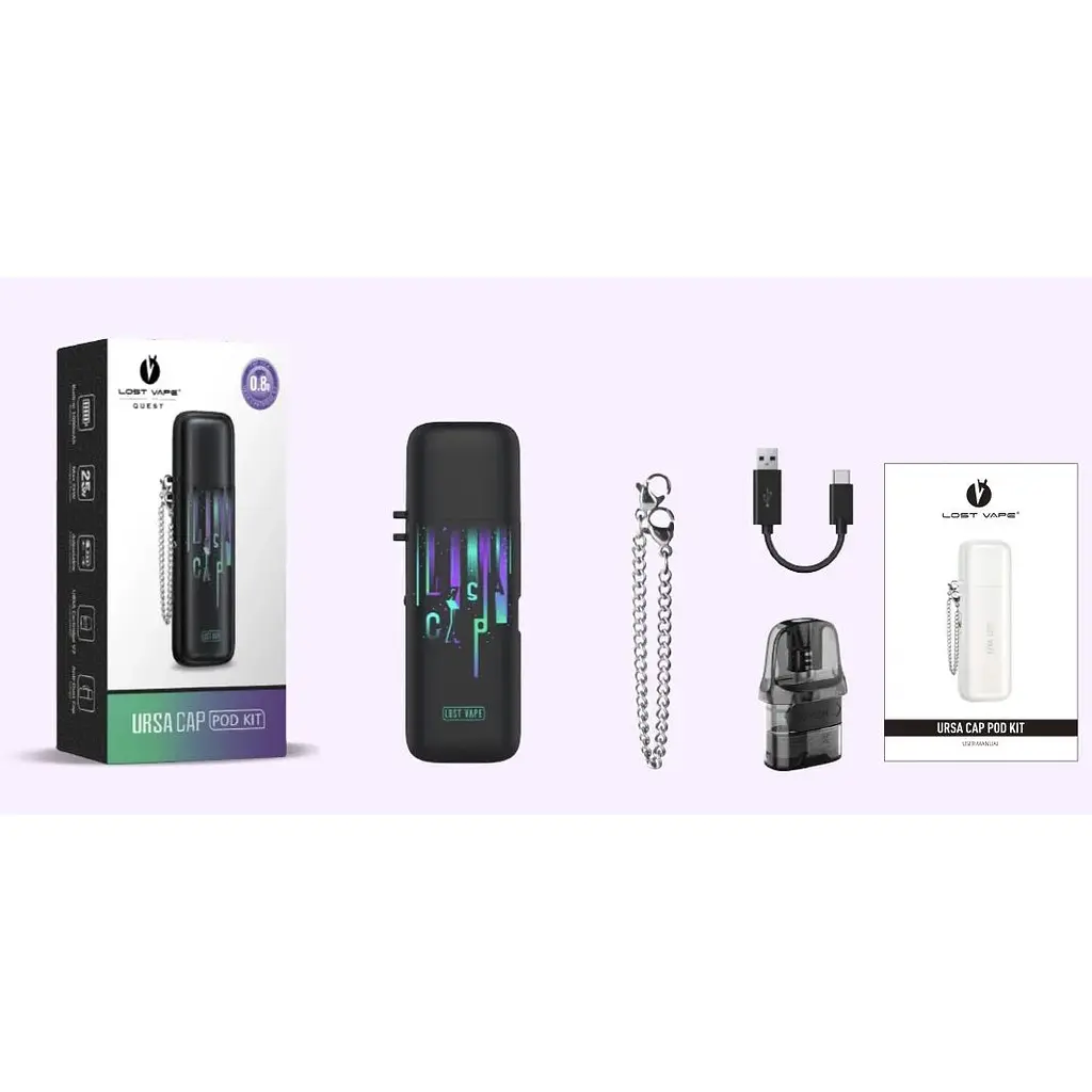 Под-система Lost Vape Ursa Cap Pod 1000mAh 2.5ml Kit Solo Charm (17444) - фото 3