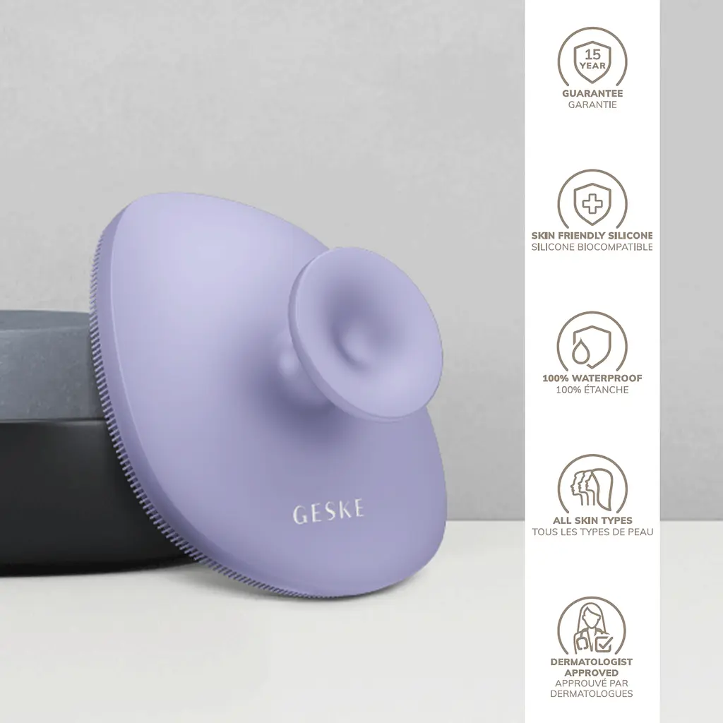 Щітка для тіла GESKE Body Brush 4 в 1 фіолетова - фото 6