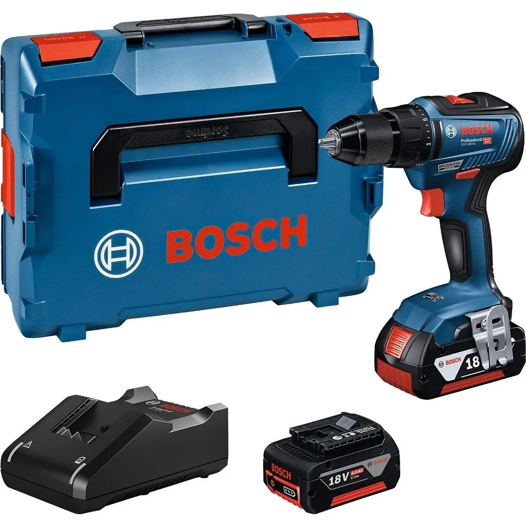 Дрель-шуруповерт Bosch GSR 18V-55 Professional [0.615.990.M1U] [106955] - фото 2