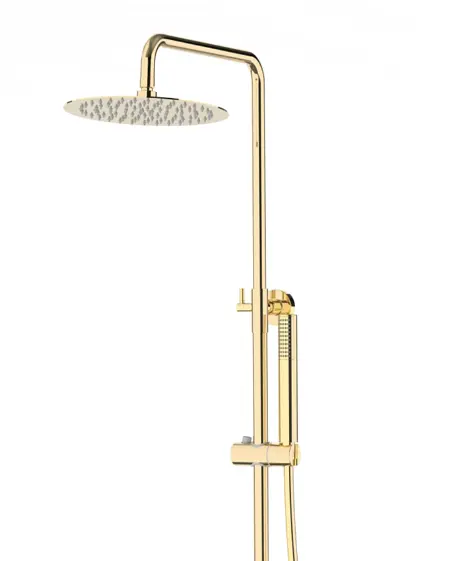 Душова система Corsan Lugo gold із термостатом CMN01TGL, Золотий - фото 3