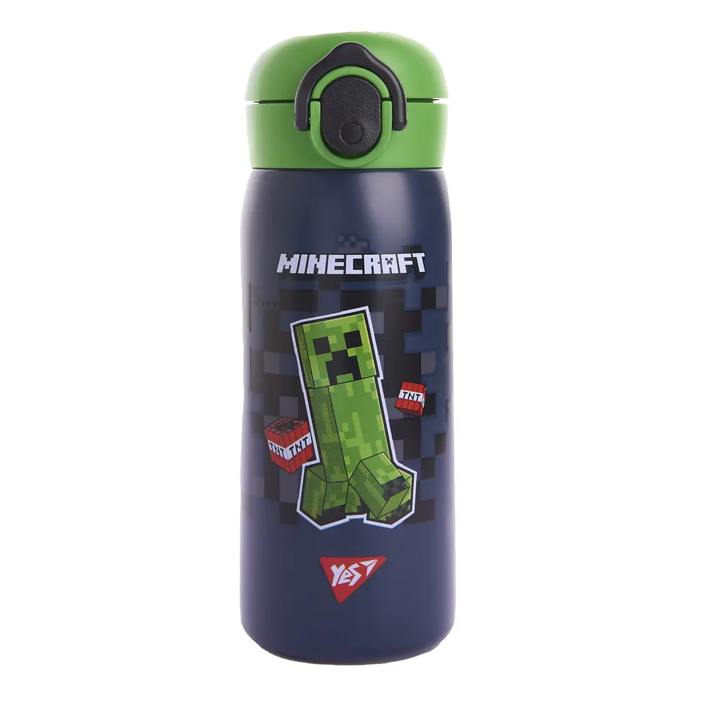 Термос YES Minecraft Creeper 420 мл Різнокольоровий (708373)