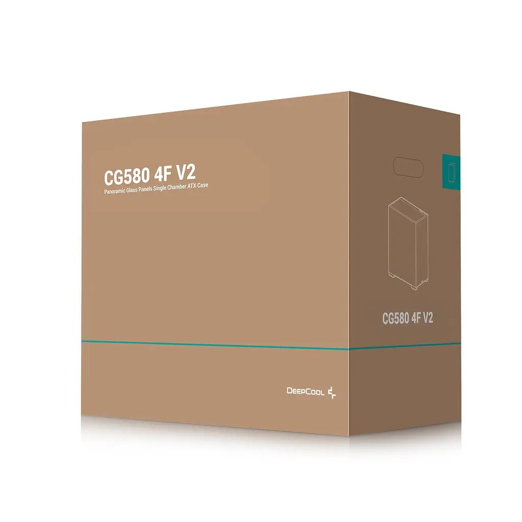 Корпус DeepCool CG580 4F V2 Black (R-CG580-BKADA4-G-2) без БЖ - фото 2
