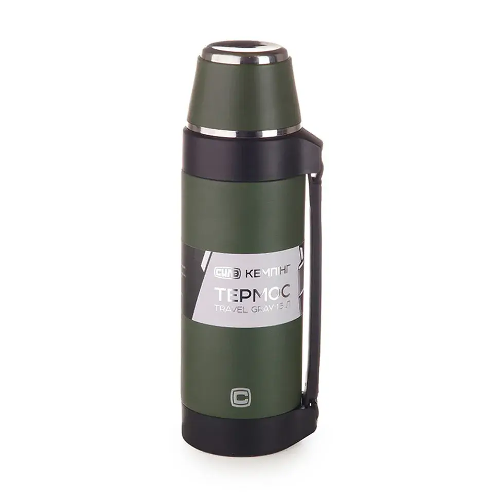 Термос СИЛА Travel Gray 1.5 л