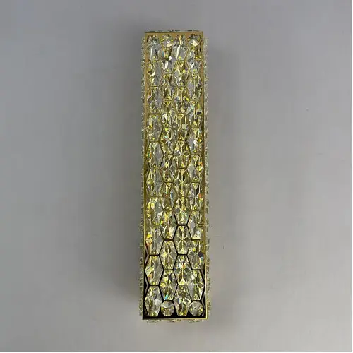 Современный настенный LED светильник для кухни и спальни Linisoln 595-520 FG золото стекло 52 см 55W 3 режима - фото 2