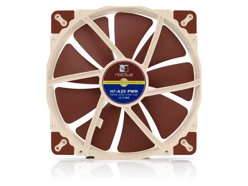 Вентилятор для корпусу Noctua NF-A20 PWM - фото 3