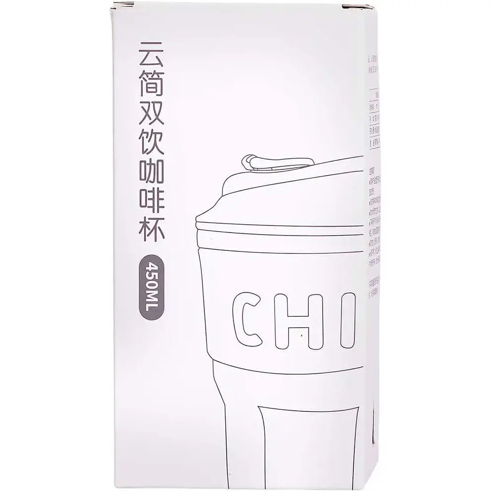 Термокружка Chiobbe 450 мл с трубочкой, зеленый Yiwu HP-14-18GR - фото 4