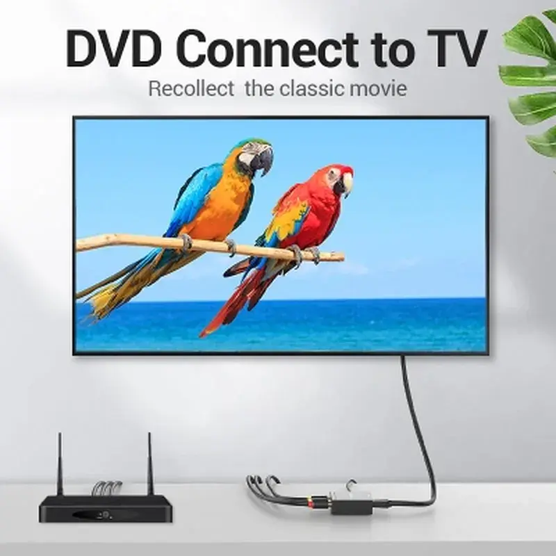 Конвертор RCA to HDMI black Vention (AEFB0) - фото 4