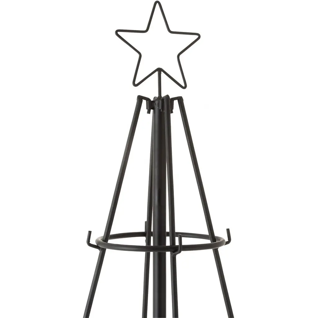 Елка металлическая J-line каркасная 188 см черная (96743) - фото 2
