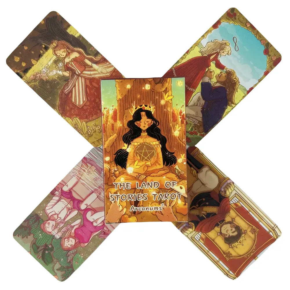 Карти Таро Tarot Deck Країна історій The Land Of Stories 78 штук у комплекті 10 см - фото 2