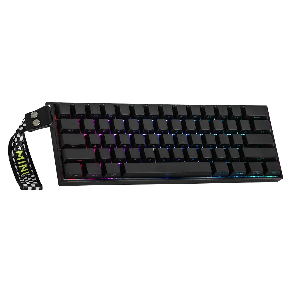 Игровая магнитная клавиатура Aula Mini 60 Pro / Stormrise Magnetic Switch / Три режима подключения / Black - фото 3