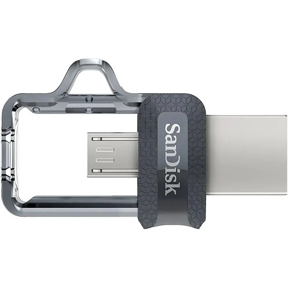 USB флеш-накопитель SanDisk Ultra Dual 64GB USB-A + microUSB 3.0 OTG (SDDD3-064G-G46) [64719] - фото 6