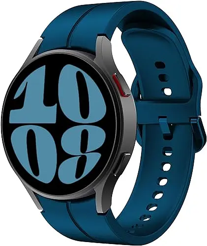 Ремінець силіконовий BeWatch NEO для Samsung Galaxy Watch 4/5/6 20 мм Синій (101neo09) - фото 5
