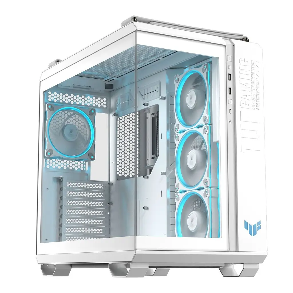 Корпус Asus TUF Gaming GT502 Horizon ARGB Tempered Glass без БЖ (90DC0093-B19010) White