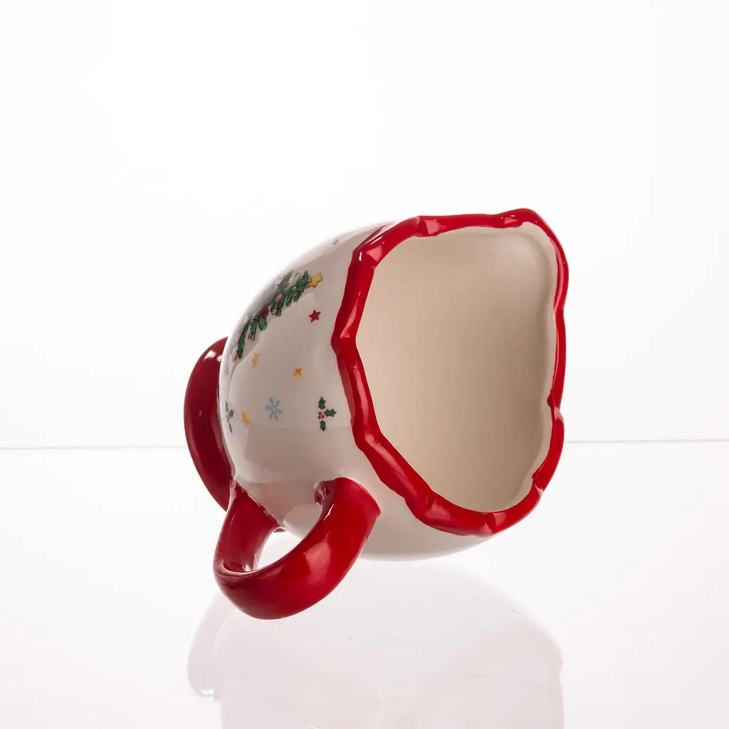 Молочник порцеляновий Yiwu New Year 300 мл для вершків та молока CR-1-4 - фото 4