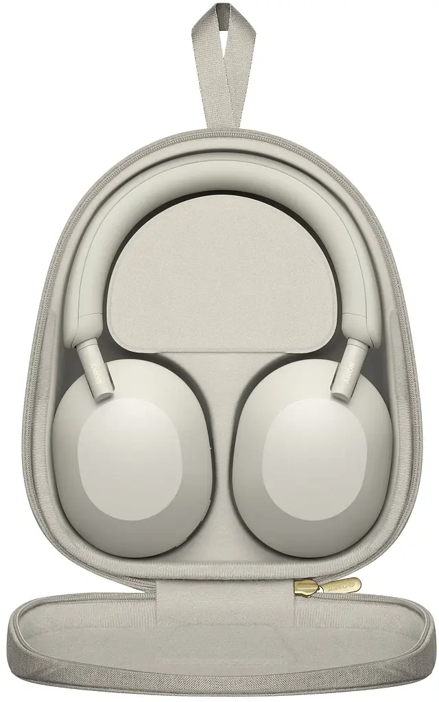 Навушники Over-ear Sony WH-1000XM5 BT 5.2 ANC Hi-Res AAC LDAC Wireless Mic Сріблястий (WH1000XM5S.CE7) - фото 5