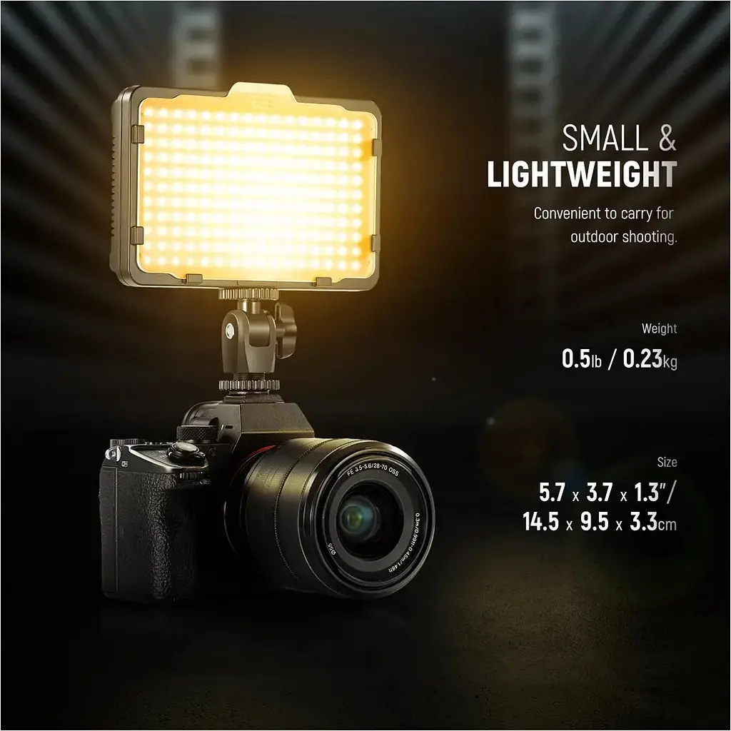 Накамерный свет Neewer PT-176S LED175 11W color 3200-5600K [110708] - фото 4