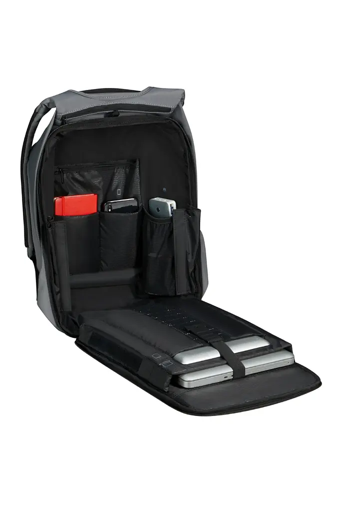 Рюкзак-Антизлодій 15.6" Samsonite SECURIPAK 2.0 GREY 44х30х18 KO8*08002 - фото 2