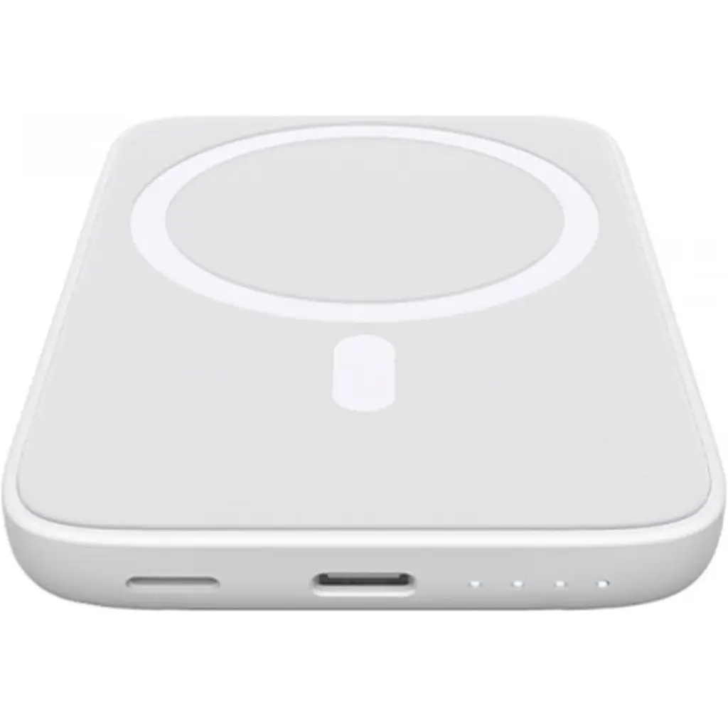 Зовнішній акумулятор Wiwu Magnetic SC5000A 5000mAh White [125065] - фото 2