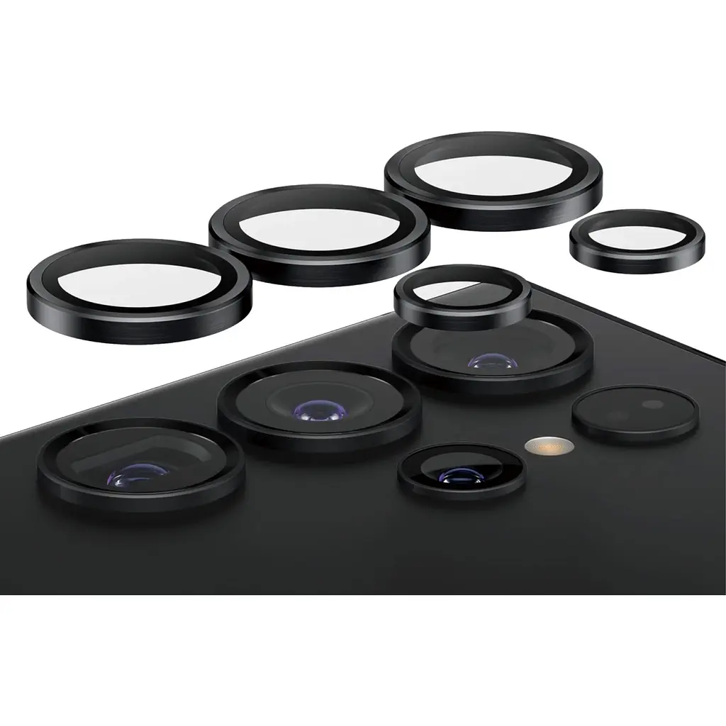 Захисне скло на камеру Monblan Metal Ring Series для Samsung Galaxy S24 Ultra Black [111335] - фото 2