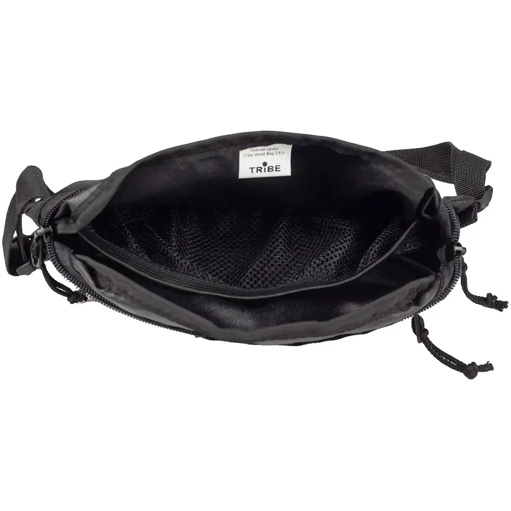 Поясна сумка Tribe Waist bag 2.5 л T-ID-0002 Black (1042-T-ID-0002-black) - фото 4