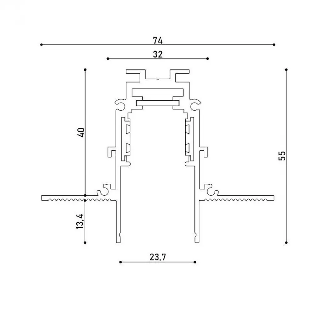 Магнитный трек KLOODI KDMG-TRX 2M BK - фото 2