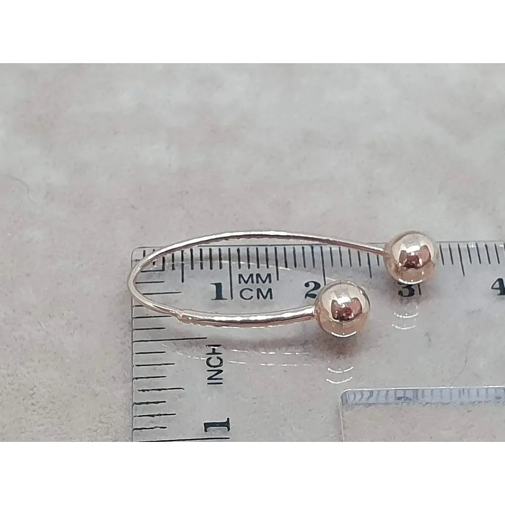 Золоті сережки-петлі Всесвіт Кулі. 23142800 - фото 5