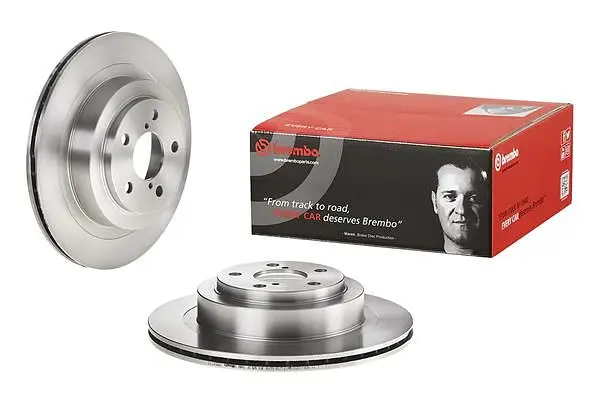 Диск гальмівний вентильований Subaru Legacy IV, Outback III, Impreza 99-15р Brembo (09.B041.10) - фото 2