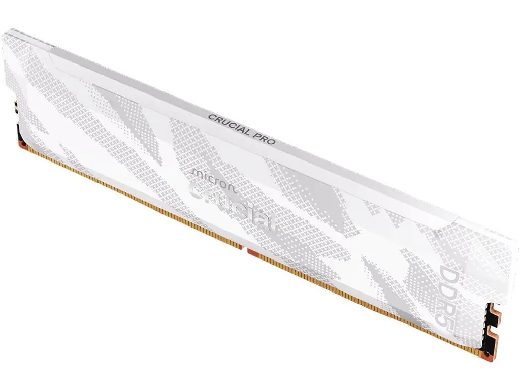 Модуль памяти Crucial DDR5 16GB Pro 6400Mhz Overclocking White EXPO/XMP (CP16G64C32U5W) - фото 2