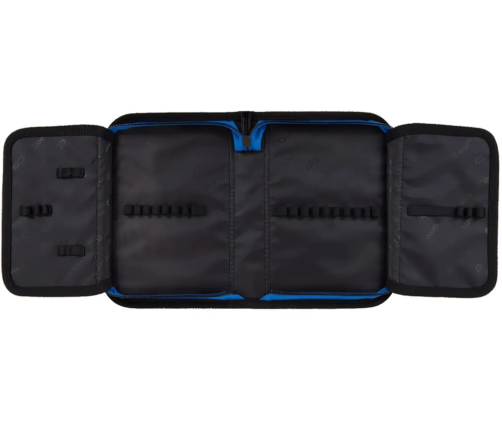 Пенал на блискавці пустий CoolPack Football Navy з органайзером для ручок 20x14x3 см (F076967) - фото 3