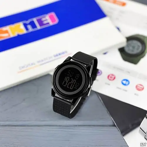 Чоловічий наручний годинник 1502 All Black Skmei acs0030713 - фото 3