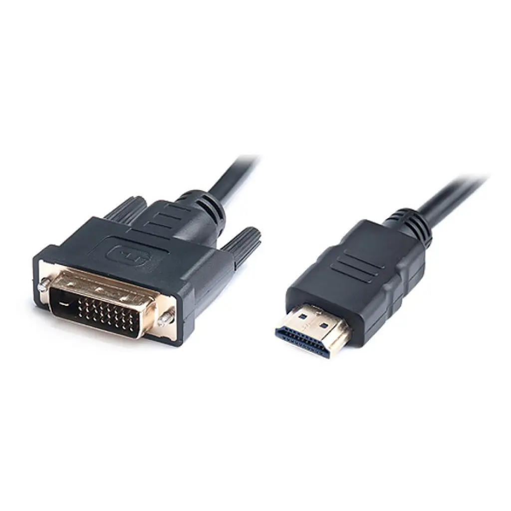 Кабель мультимедійний HDMI M to DVI M 1.8m 18+1pin REAL-EL (EL123500013) - фото 2