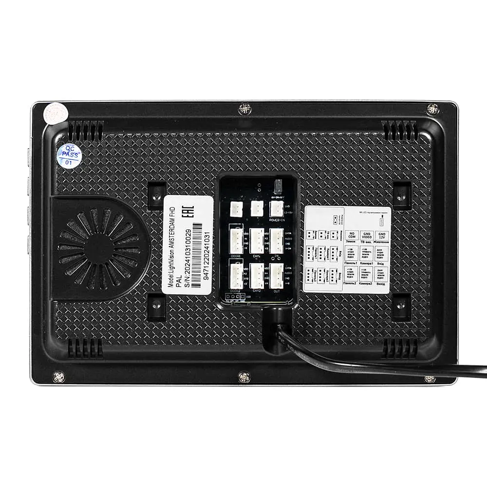 Відеодомофон 7" Light Vision AMSTERDAM FHD Grey (82-00237) - фото 7
