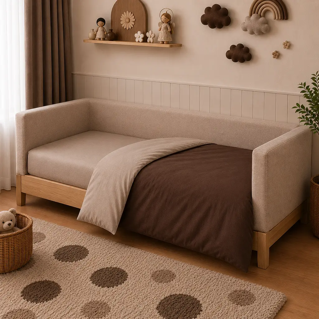 Дитяча постільна білизна MIRSON JUNIOR фланель Cappuchino/Brown 200х220см (2200012803127) - фото 9