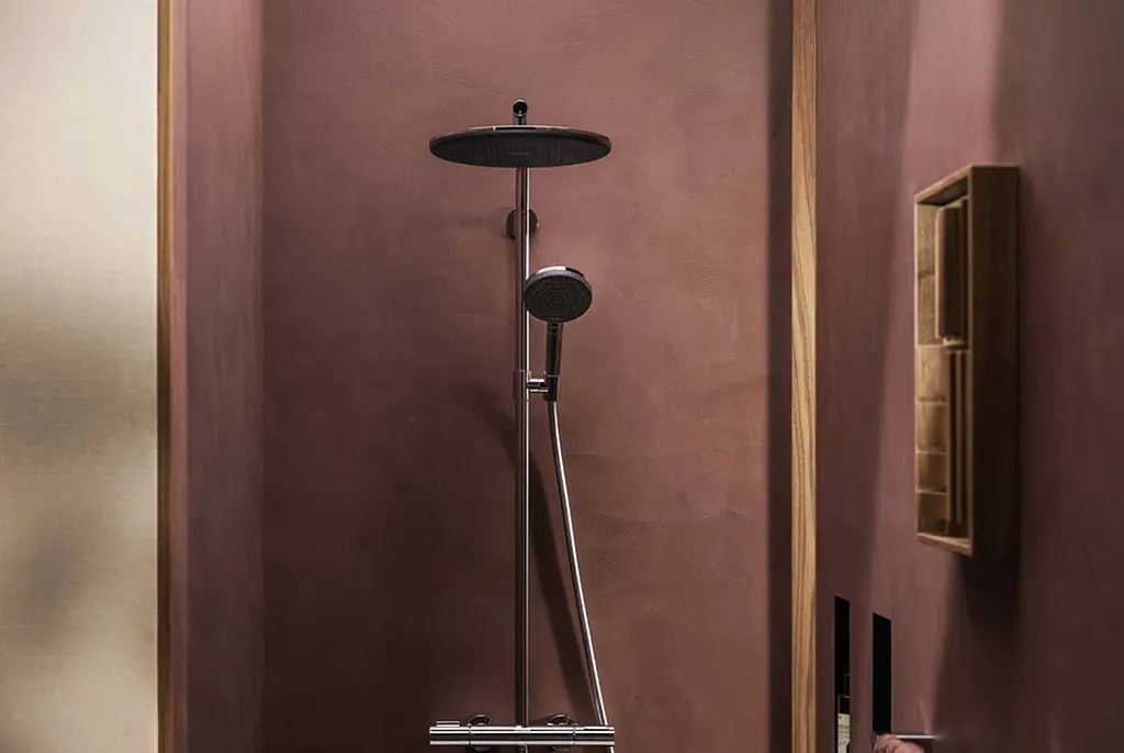 Душова система з термостатом Hansgrohe Raindance Alive S Puro 300 1jet EcoSmart Ecostat Element chrome 24593000 - фото 6