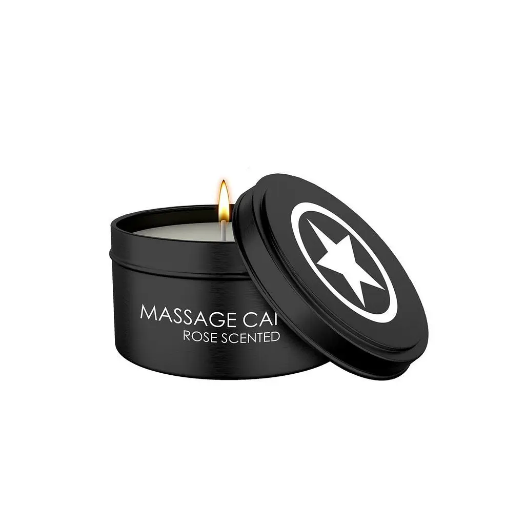 Масажна свічка Ouch! з ароматом троянди, 100 г