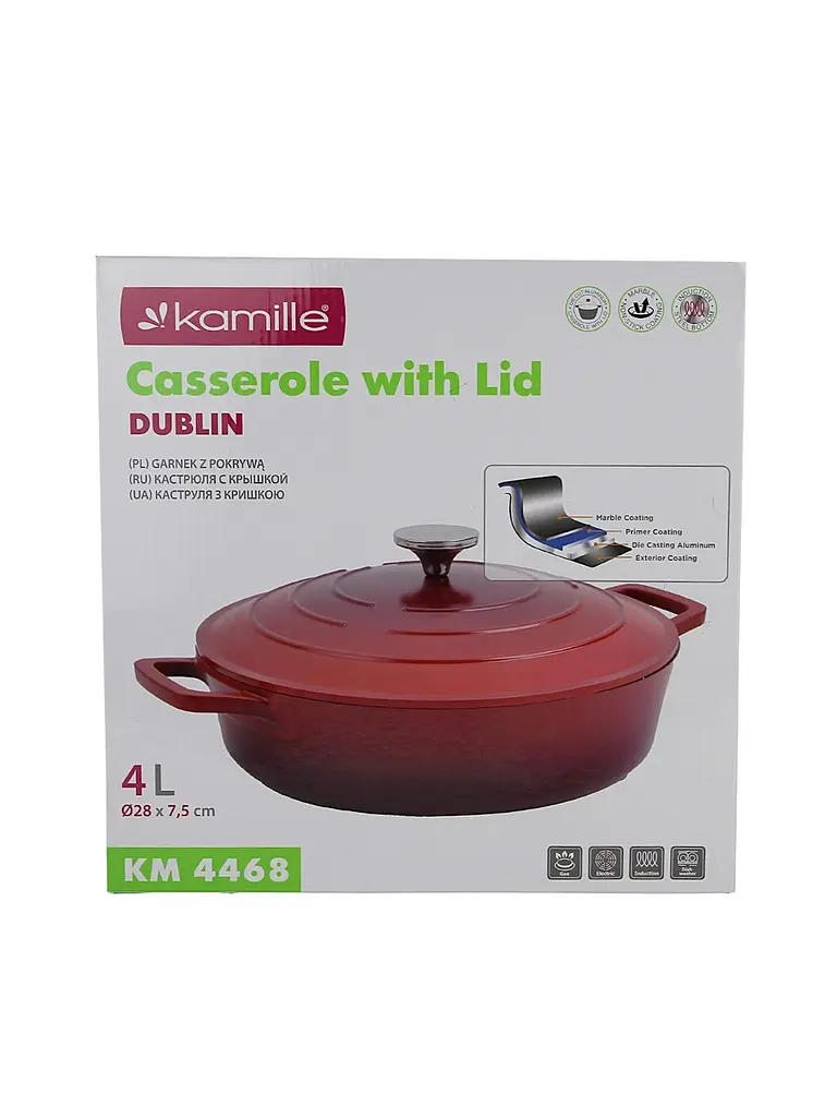 Каструля Kamille KM-4468 4,0 л - фото 8