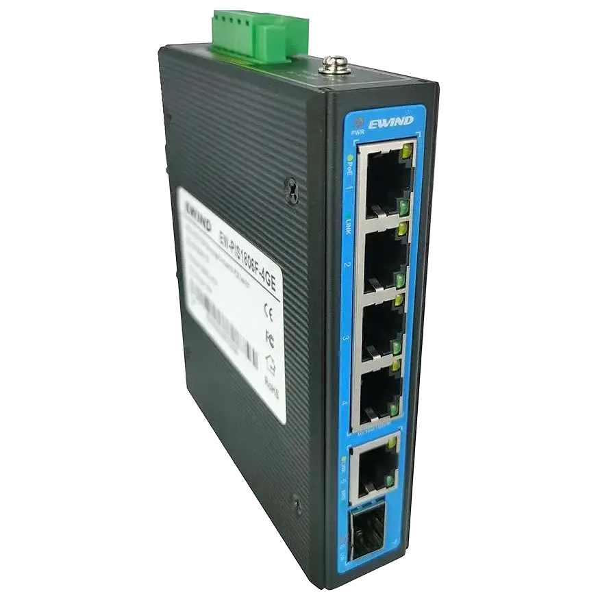 Комутатор Ewind 6 портів некерований PoE (EW-PIS1806F-4GE) - фото 2