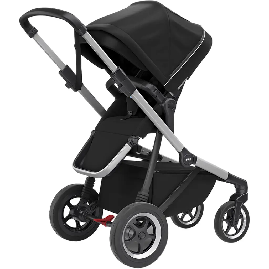 Детская коляска Thule Sleek Aluminum/Midnight Black [11000002] [107618] - фото 3