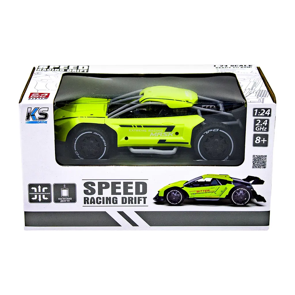 Машинка на радіокеруванні Sulong Toys Speed Racing Drift Mask зелений (SL-290RHGR) - фото 11