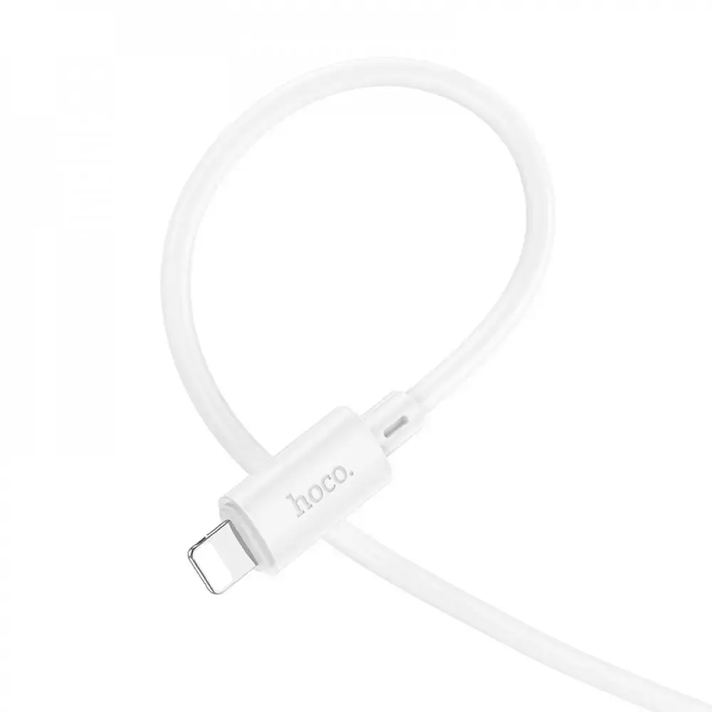 Кабель HOCO X88 Gratified usb to Lightning 2.4A 1m Білий - фото 2