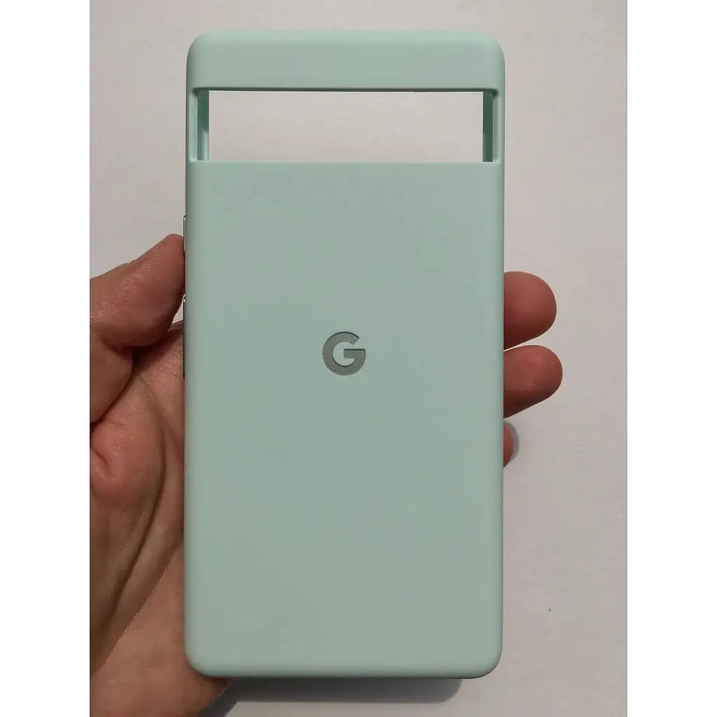 Оригинальный противоударный чехол Google Official Soft Shell Case для Pixel 7a (6.1") Seafoam GA04320 - фото 4