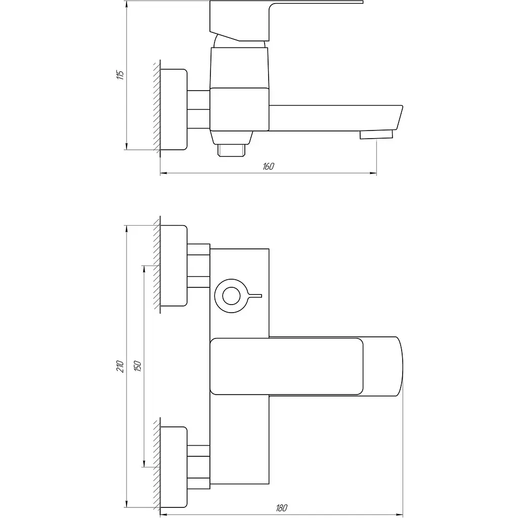 Смеситель для ванны DOMINO MALIBU DMM-102N - фото 4