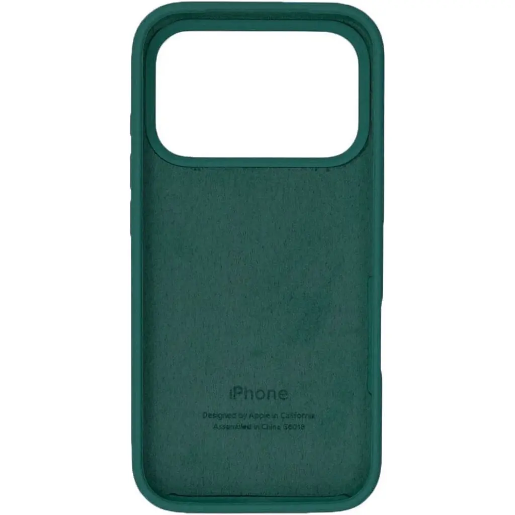 Чохол Silicone Case для Apple iPhone 17 Pro Pine Green AA [145173] - фото 2