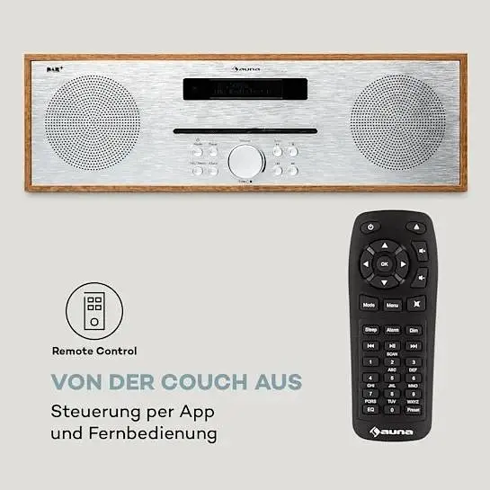 Радіоприймач Auna Silver Star Stand CD-DAB (10038421) - фото 8