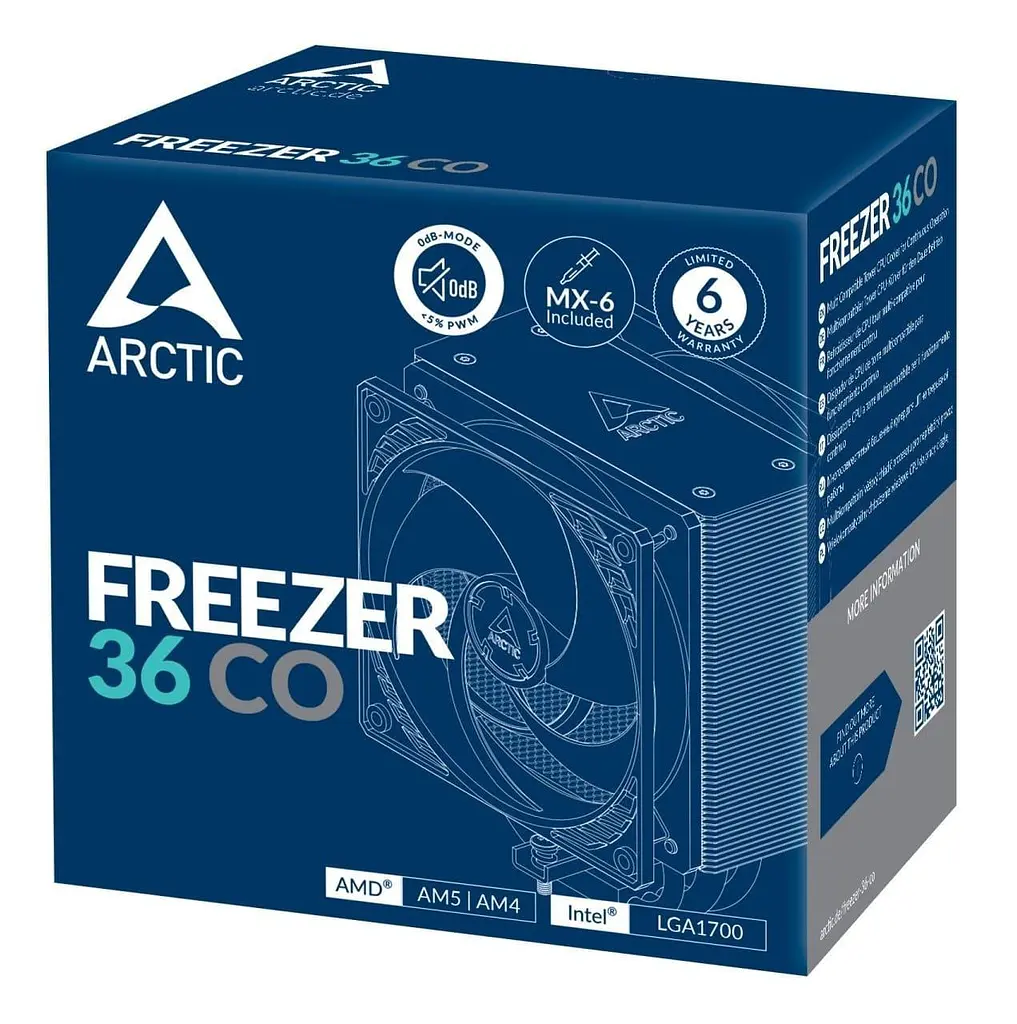 Кулер для процесора Arctic Freezer 36 CO PWM (ACFRE00122A) - фото 6