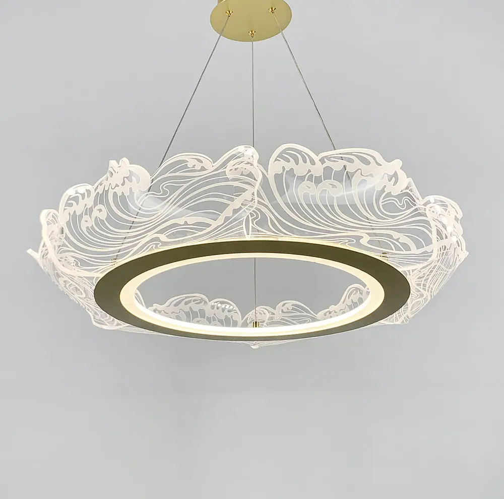 Элегантная люстра в виде волн Ст. D 5022 | Line F - фото 5