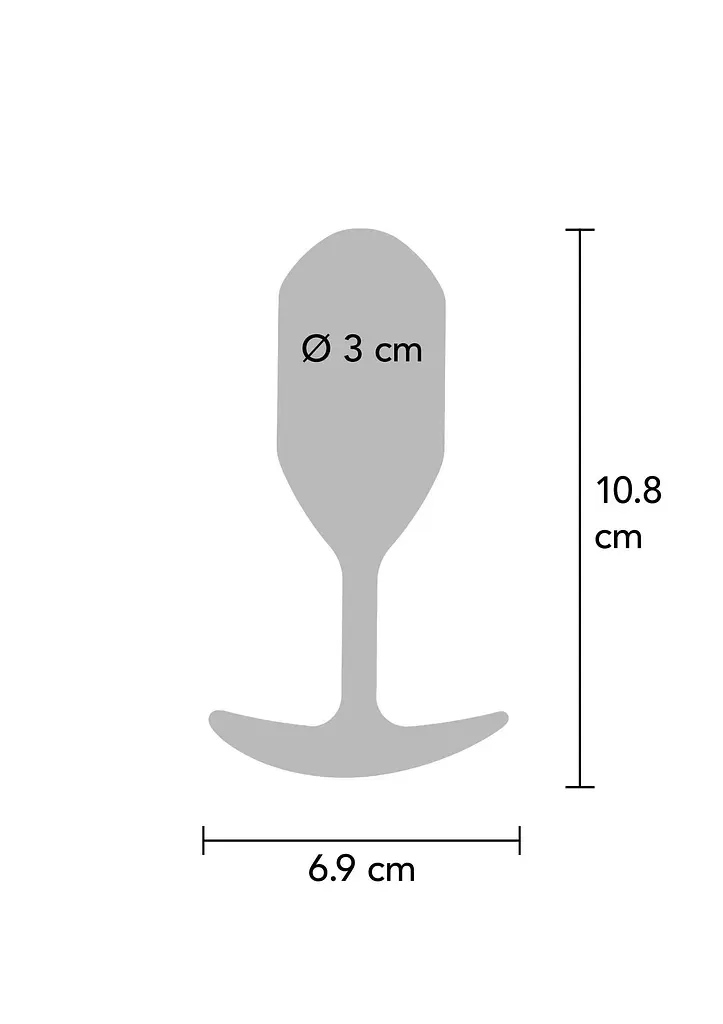 Анальна пробка ToyJoy Weighted Plug, 10.8 см - фото 5