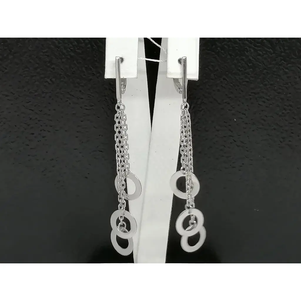 Серебряные серьги Империя золота. СБ141С - фото 3