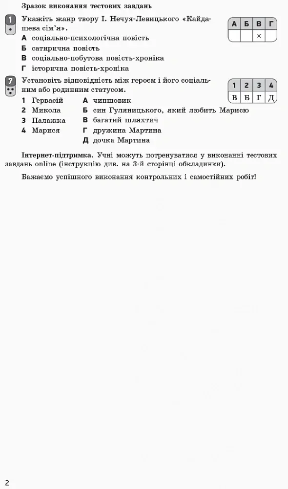 Контроль навчальних досягнень. Укр. література 10 клас. Рівень стандарту - Валентина Паращич - фото 5